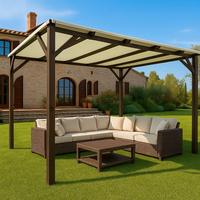 Velus - Pergola da Giardino 3x4 in Legno Colore No