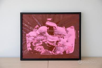 Opera Mario Schifano certificata + fattura