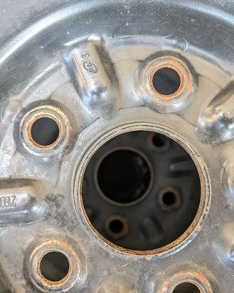 cerchi in ferro 16" a 5fori