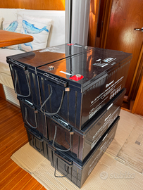 Batterie al litio da 12 V, 2 da 200 Ah