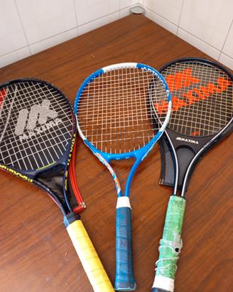 3 Racchette da tennis 