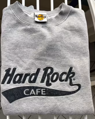 Felpa Hard Rock Cafe Roma usata