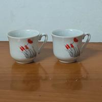 Coppia di tazzine da thè vintage 