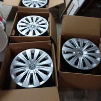 cerchi in ferro con copri cerchi originali golf 