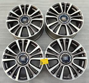 4 Cerchi In Lega ORIGINALI FIAT NUOVI