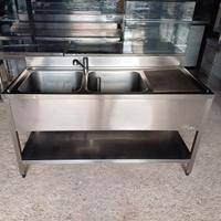 Lavello Acciaio Inox Doppia Vasca (MBM)