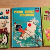 I tre porcellini, bamby e Tippete, penna bianca pe