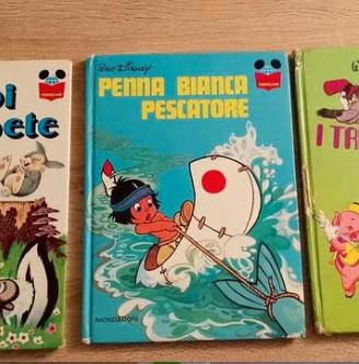 I tre porcellini, bamby e Tippete, penna bianca pe