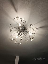 2 Lampadari + applique coordinato 
