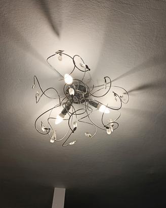 2 Lampadari + applique coordinato 