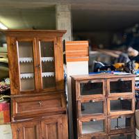 Mobili vintage in legno massello stile rustico