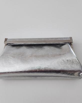 BORSA POCHETTE ARGENTO PRIMADONNA