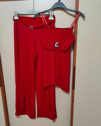 Vestito elegante donna rosso 