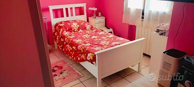  letto singolo Hemnes con materasso