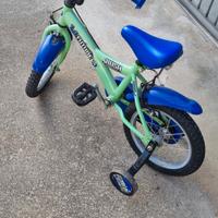 bicicletta bimbo con rotelle 