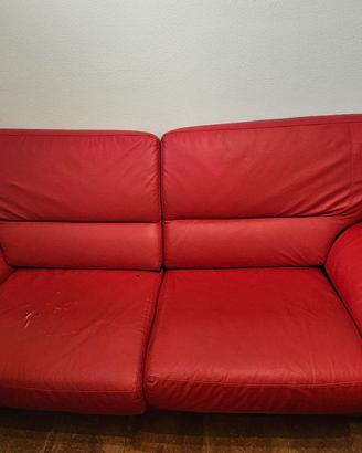 Divano rosso cm 200x90 i