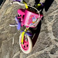 Bicicletta bimba Disney Minnie con cestino