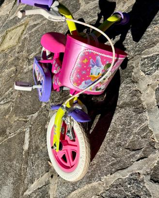 Bicicletta bimba Disney Minnie con cestino