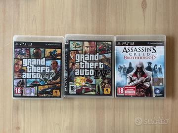 Lotto 6 giochi PS3: gta V, gta IV, Brotherhood