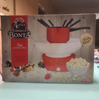 Macchina per zucchero filato, pop corn e fonduta