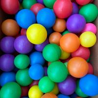 Palline assortite colorate