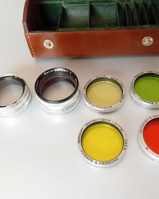 Filtri e lenti addizionali per Rolleiflex biottica