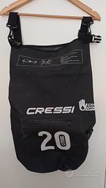 Sacca NUOVA stagna CRESSI dry bag 20lt