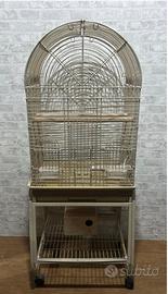 Gabbia per uccelli con tetto apribile