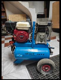 Compressore+ rastello per raccolte olive 