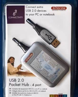 HUB usb pocket 4 porte sitecom
