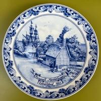 Piatto porcellana Delft blue holland