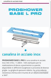 Canaline doccia PROSHOWER