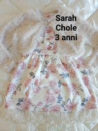 vestito Sarah Chole e bolero 3 anni