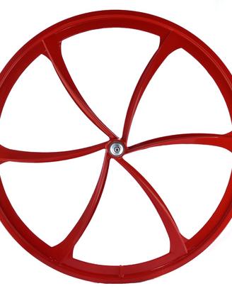Cerchione ruota sei razze lega magnesio fixed