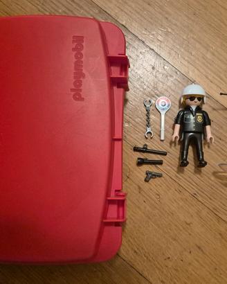 Playmobil Polizia Moto e Elicottero 