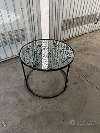 Tavolino, effetto specchio