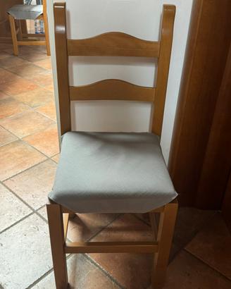 Sedie legno massiccio