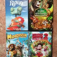 5 DVD Il Libro della Giungla, Rango, Madagascar