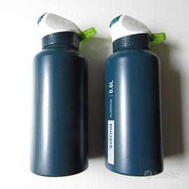 2 Borracce Bambino QUECHUA NUOVE - Alluminio Blu