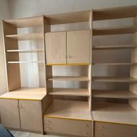 Libreria soggiorno con porta tv