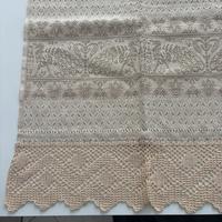 Splendida tovaglia da bagno NUOVA con uncinetto