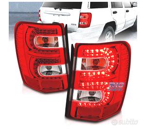 FANALI A LED JEEP GRAND CHEROKEE 99-05 ROSSO CHIAR