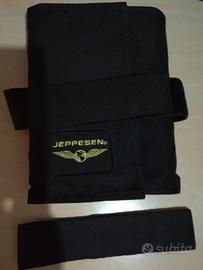 Cosciale pilota Jeppesen tri-fold PPL ATPL CPL VFR
