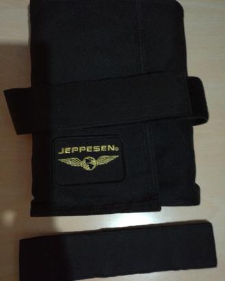 Cosciale pilota Jeppesen tri-fold PPL ATPL CPL VFR