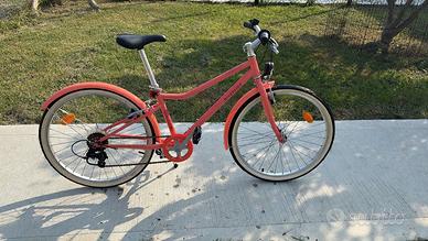 Bici ragazza Riverside 24'' corallo - come nuova