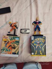 action figure Naruto e all might 