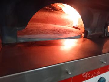 forno marana a gas legna 