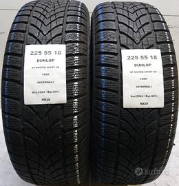2 GOMME 225 55 18 DUNLOP RB28