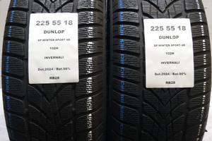 2 GOMME 225 55 18 DUNLOP RB28