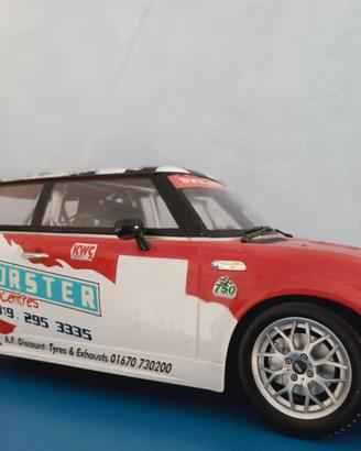 Modellino diecast Mini Cooper rally 1/43 scala